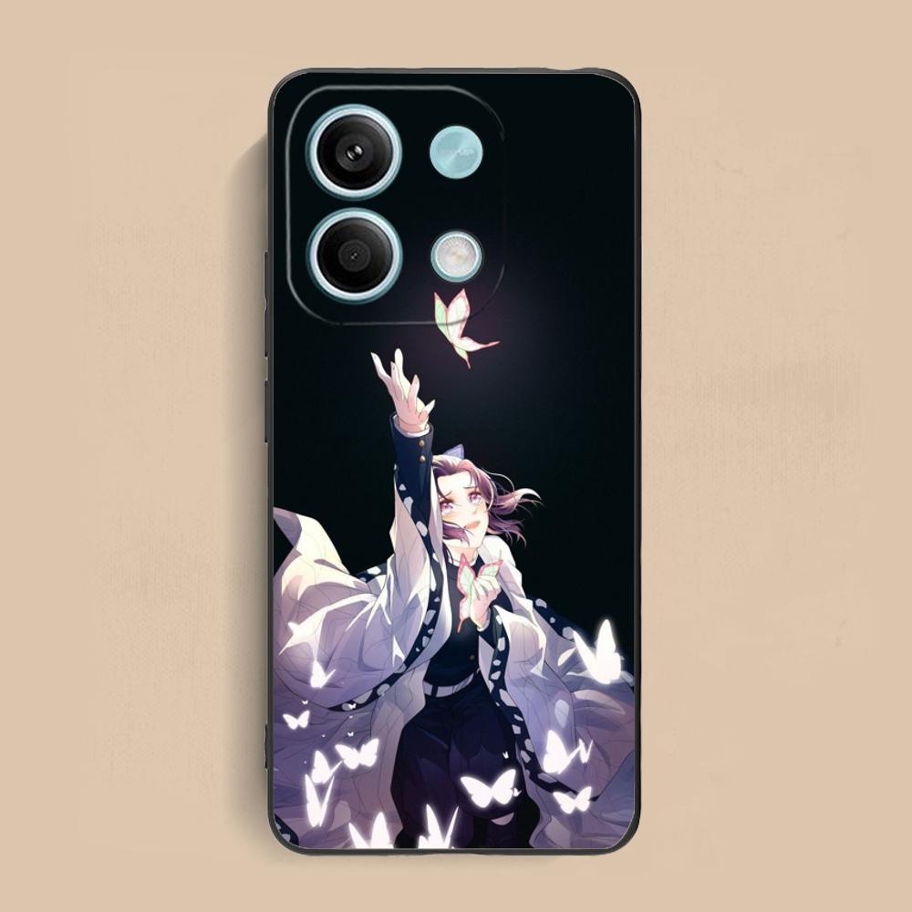 Demon Slayer Shinobu Phone Case for Xiaomi Redmi Note 14 13 12 11 A5 3 2 1 Pro Plus 4G 5G Colour Printing Pretty Luxury Cover