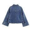 Autumn new street fashion versatile short denim jacket 7147230