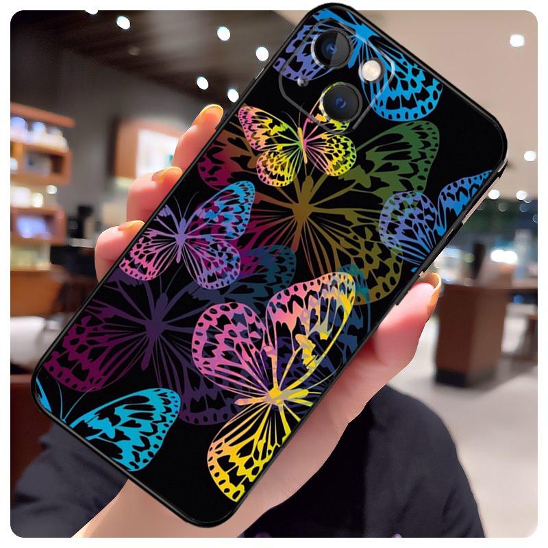 Luxury Butterfly Case For iPhone 16 Pro Max 14 13 12 11 15 17 Pro Max mini 15 16 Plus 16e 17 Air Phone Cover