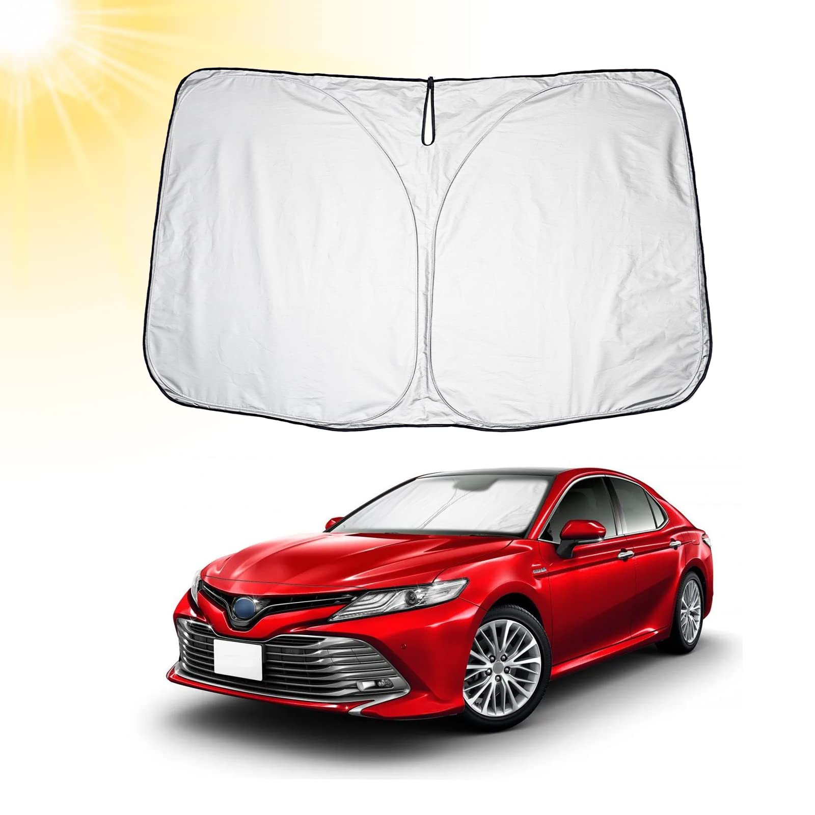 

BIBIBO Toyota Camry 10-е поколение 70-я серия Солнцезащитный экран Эксклюзивный для Camry Передний солнцезащитный экран для автомобиля Солнцезащитный экран на лобовое стекло Солнцезащитный экран Солнцезащитный зонт Специально