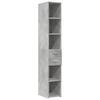 VidaXL Highboard Concrete Grey 30x42.5x185 Cm Engineered Wood 846239