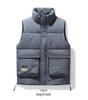 Herren Outdoor Ärmellose Stehkragen Daunenweste - Winter Warm, Lässige Sportjacke