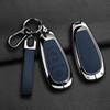 Car Remote Key Case Cover for Morris Garages MG Cyberster Zinc Alloy Leather Fob Protection Shell Auto Keychain Accessories