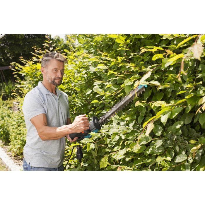 GARDENA Electric Hedge Trimmer - EasyCut 420/45 - 420W - 45 Cm - ErgoLine Handle - Protective Stop