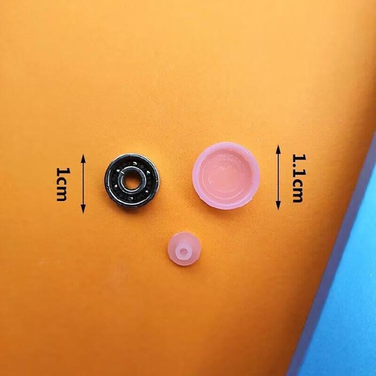 100pcs Innovative Rotating Hair Clip Bearings Colorful 360 Degree Rotation Headdress Accessories Clothing Ornaments