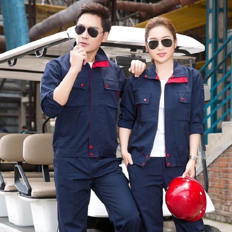 DAXTE Long-Sleeve Work Uniform Set