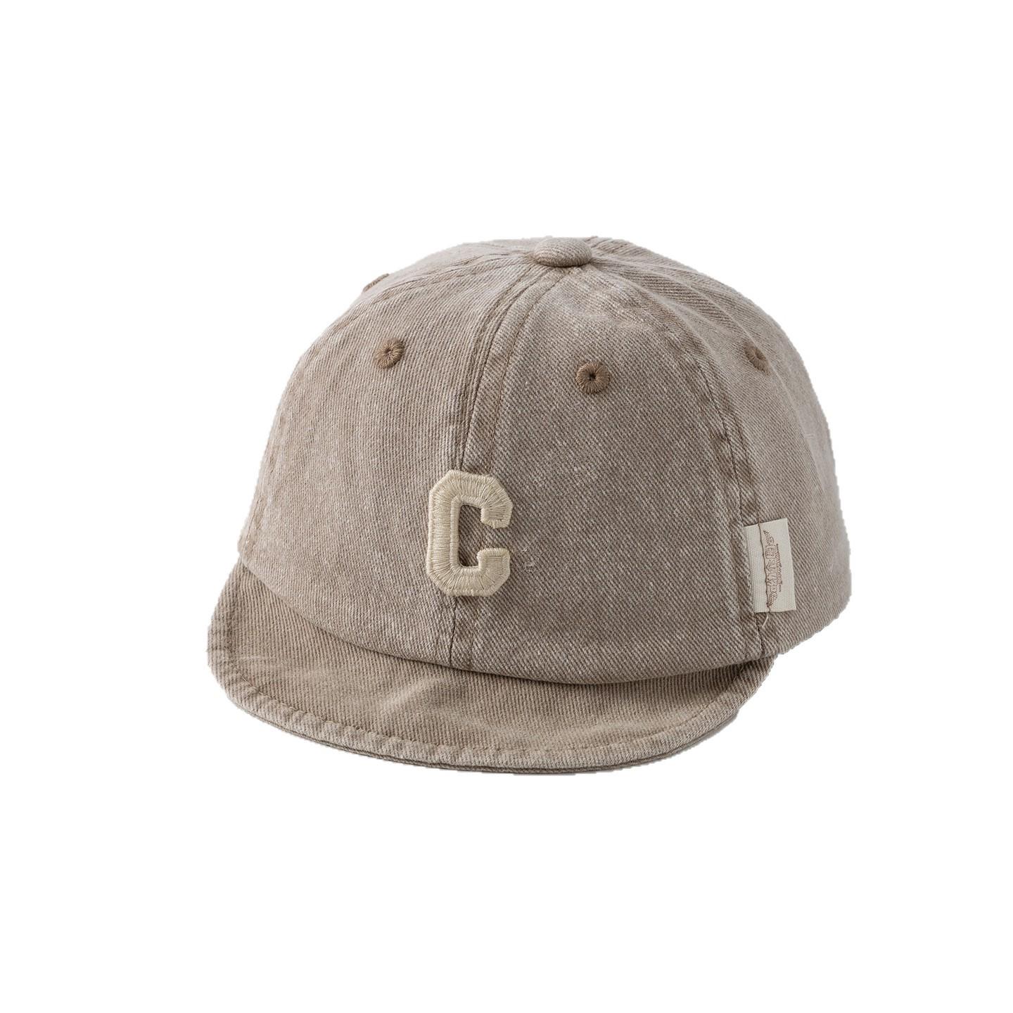 

Unisex Baby Baseball Cap - Duckbill Sun Hat for Infants, Spring/Summer/Autumn 2026 New Style Khaki P Letter Duckbill