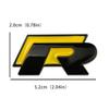 2026 New For VW VOLKSWAGEN For Volkswagen VW R Rline Logo Metal Car Grille Emblem Rear Trunk Badge Stickers Polo Golf Jetta Beet