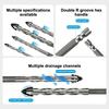 6Pcs Shark Tooth Drill Bits 5-12 Mm Carbide Drill Bits Suitable For Ceramic Tiles Concrete And Steel