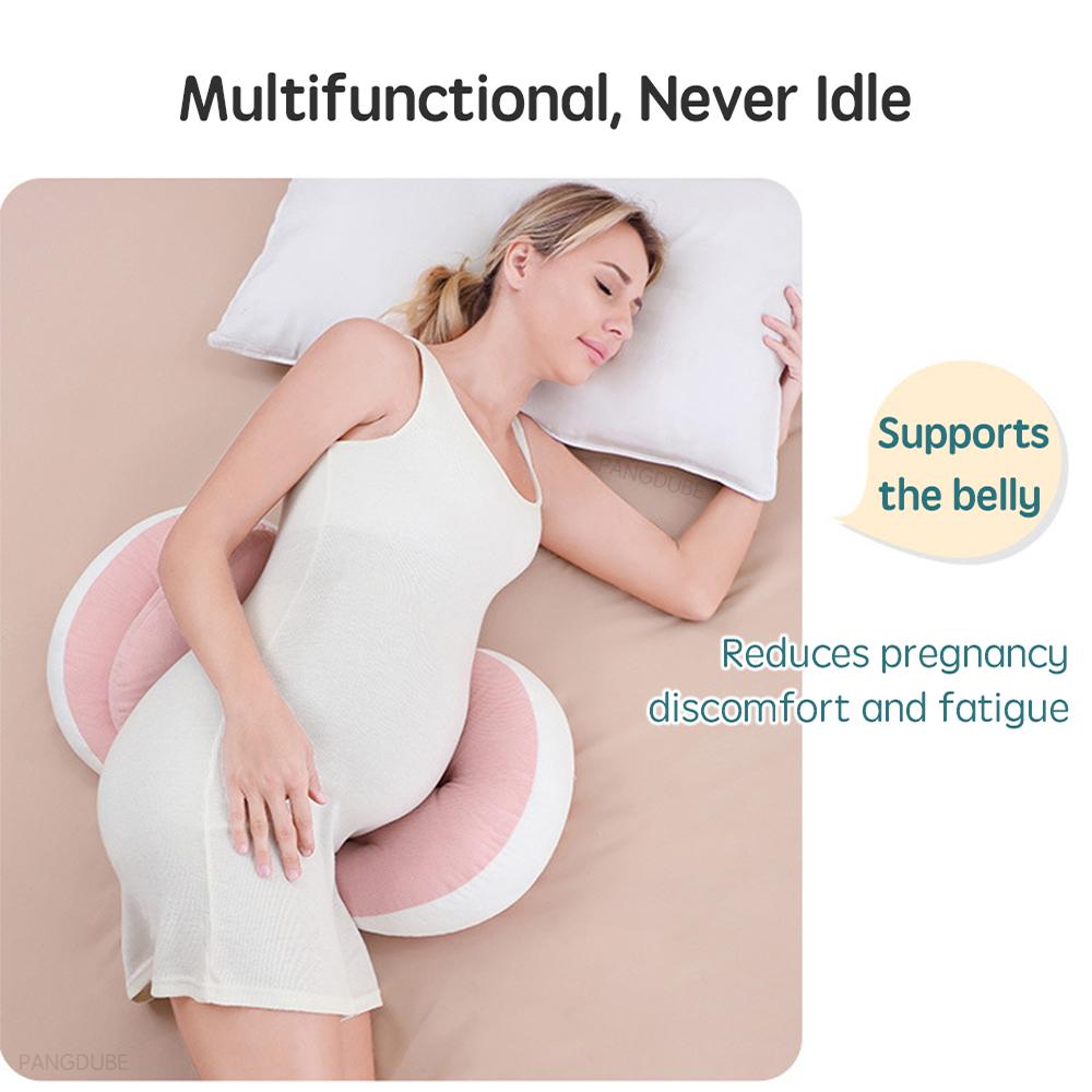 Cuscino di supporto lombare per la gravidanza per donne incinte Cuscino per il corpo per dormire Cura per il cuscino di gravidanza Lunghezza regolabile
