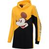 Li Ning X Mickey Mouse Collaboration Sports Casual Simple Color Block Hooded Pullover Fleece Loose Sweatshirt Women Sweatshirt Yellow AWDP606-3