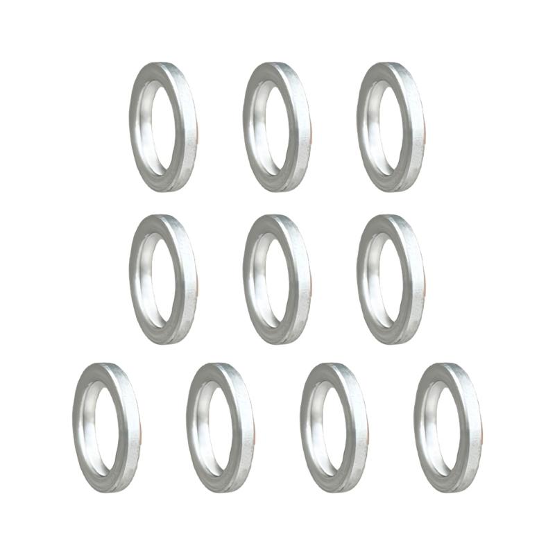 10 pz Rondelle Leggere per Pedivelle Spaziatori Metallici per Movimenti Centrali Durabilità Accessori per Bici