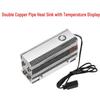 M.2 SSD Heatsink | Dual Copper Pipes | Temp Display | All-Aluminum | High-Efficiency Fan