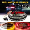 Truck LED Tailgate Tail Light Strip Reverse Brake Signal Light Bar 60inch Car EV