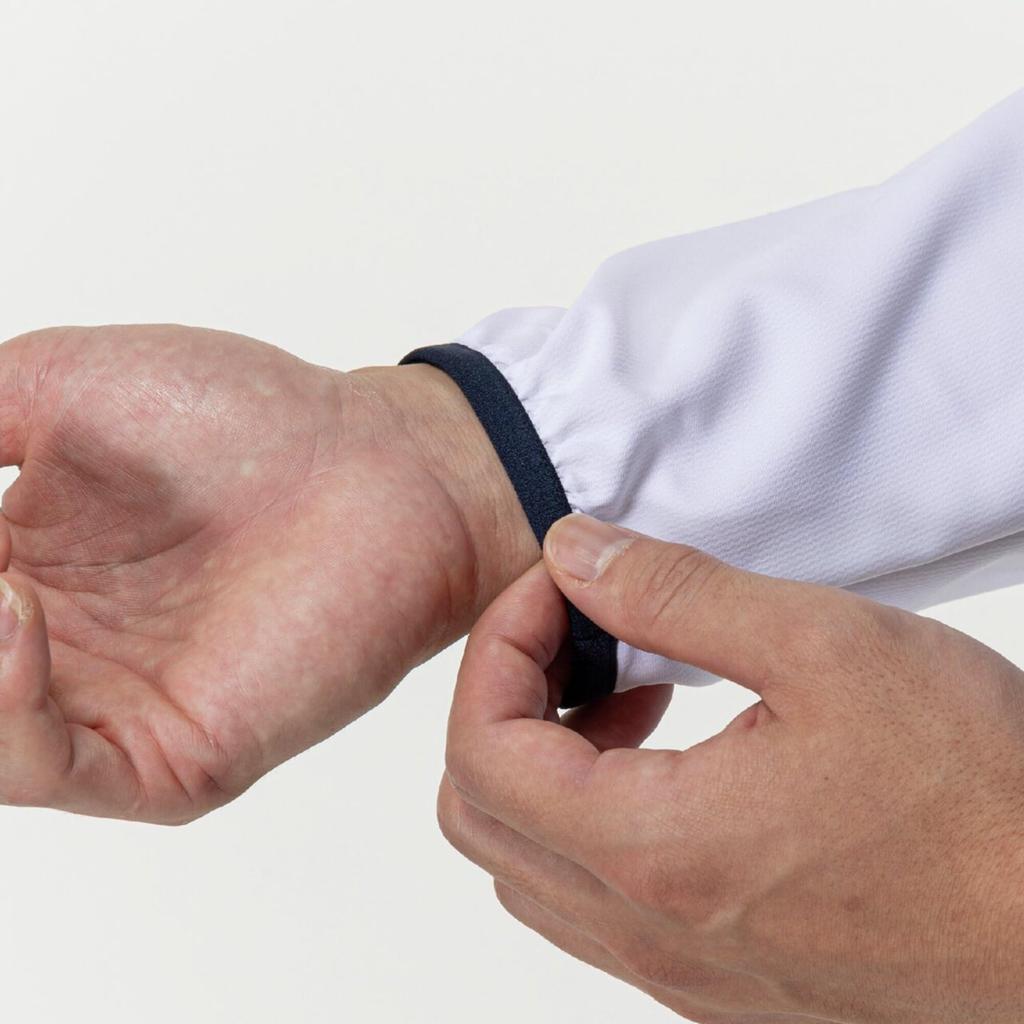 Training Wear Move Cross Jacket Sweat Absorbent Quick Drying Stretch Material 32JCC220 White [Mizuno] N-XT