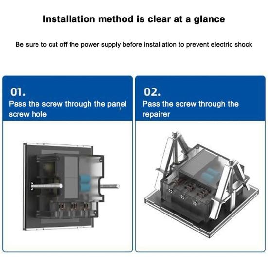 Electrical Box Repair Bracket Heavy Duty Steel Fixing Frame