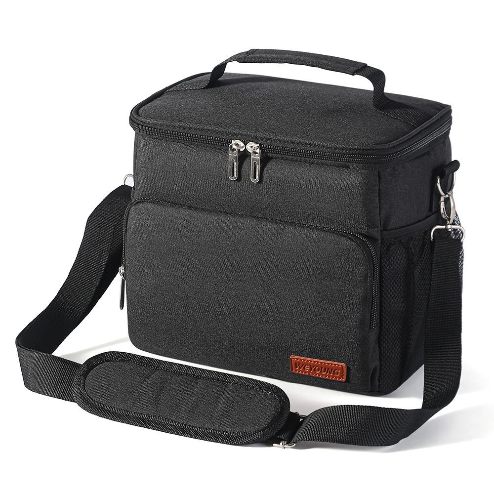 Thermal Shoulder Lunch Bag Waterproof Thick Cooler Handbag Large Insulated Food Grade Peva Family School Picnic Refrigerator Box