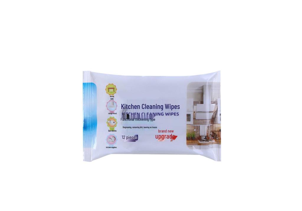 Hanging Kitchen Heavy-Duty Range Hood and Oil Stain Removal Wet Wipes, Large and Thick