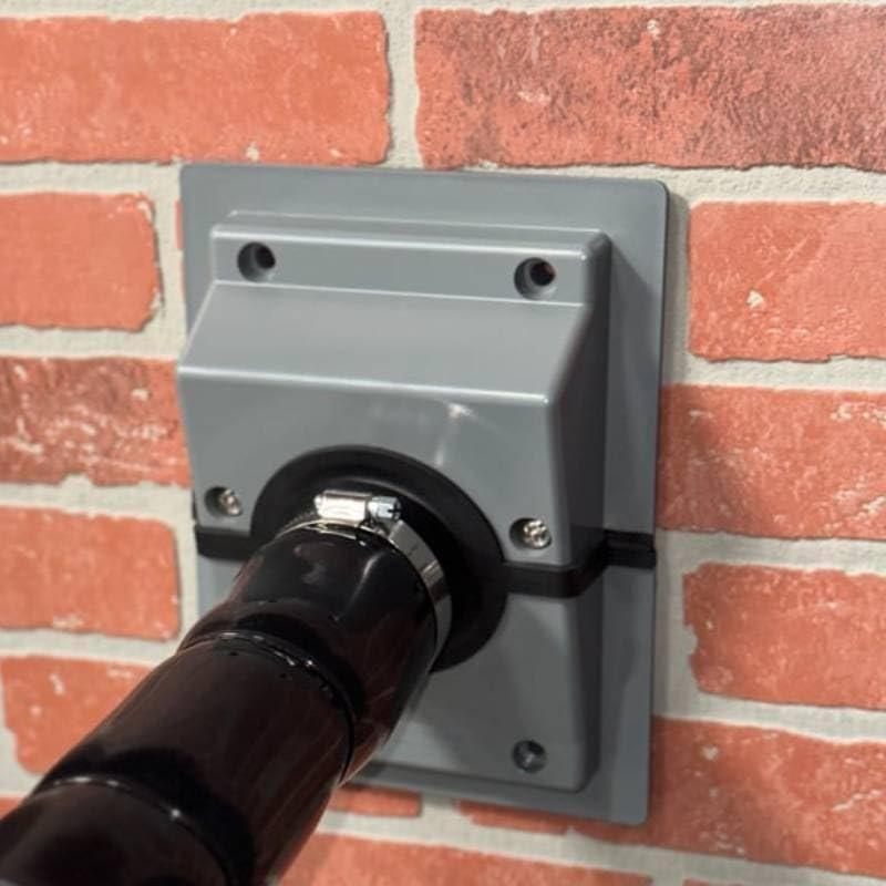 Hvac Wall Penetration & Line-Set Cover Kit Split System Adjustable Indoor/Outdoor Ac Line Set Sleeve, Water Butt Connector Kit