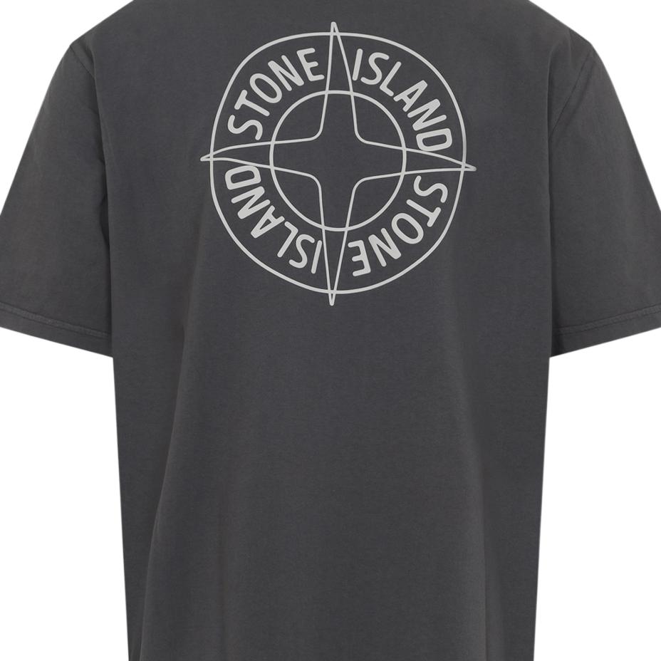 Stone Island Logo Letter Pullover Short Sleeve T-Shirt Men tops L1S152100001S0284-V0065