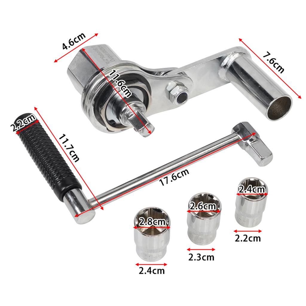 Torque Multiplier Wrench Sets with 17mm19mm21mm Sockets Aluminum Alloy Heavy Duty Torque