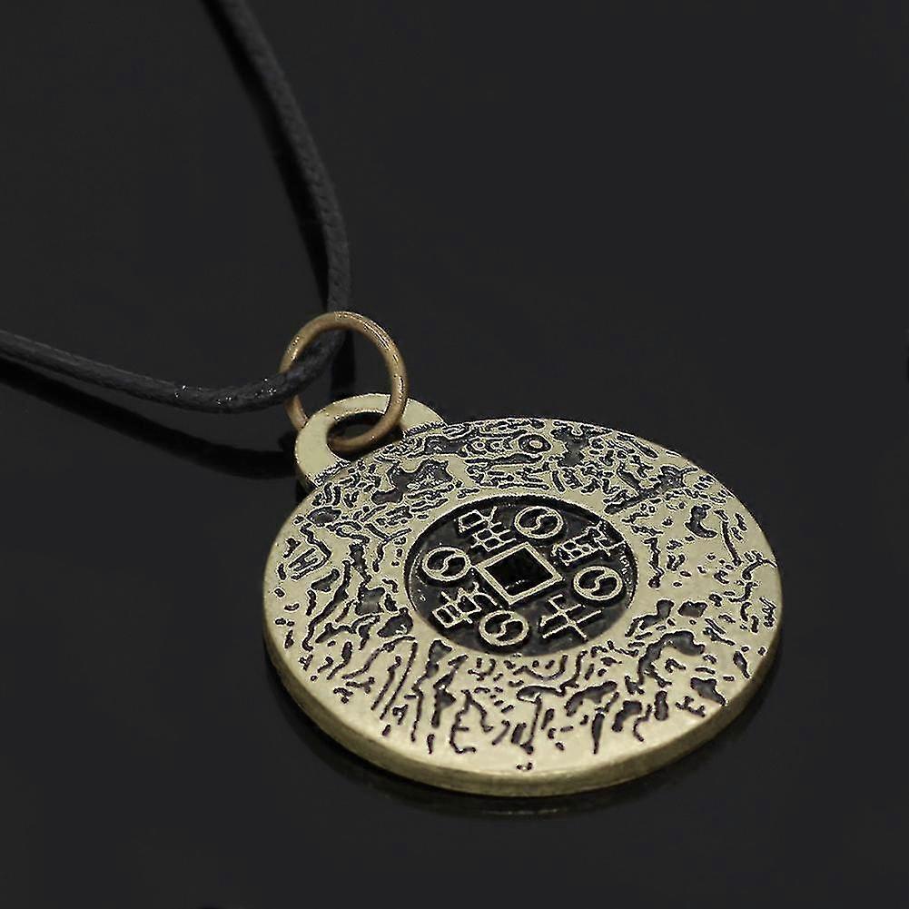 Die Eigenschaften von Feng Shui Geld-Amulett-Halskette Schmuck im Vintage-Stil Geschenk für Männer Frauen (ruigou)