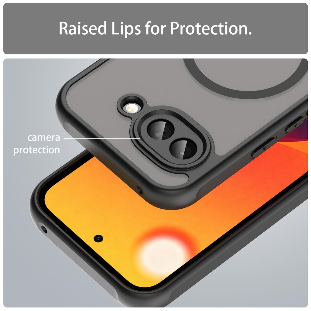 For Google Pixel 10A Fandun Magnetic Phone Case 10 Pro XL Airbag Anti-drop Fine Hole Protective Case