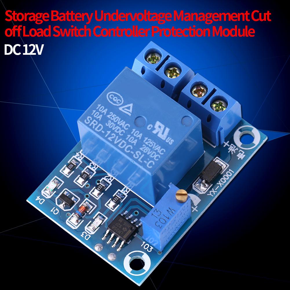 12V Speicherbatterie Unterspannungsmanagement Abschaltung Lastschalter Controller Schutzmodul