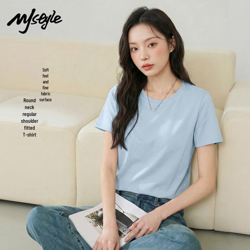 MJ Style Women's Round Neck Short Sleeve T-shirt