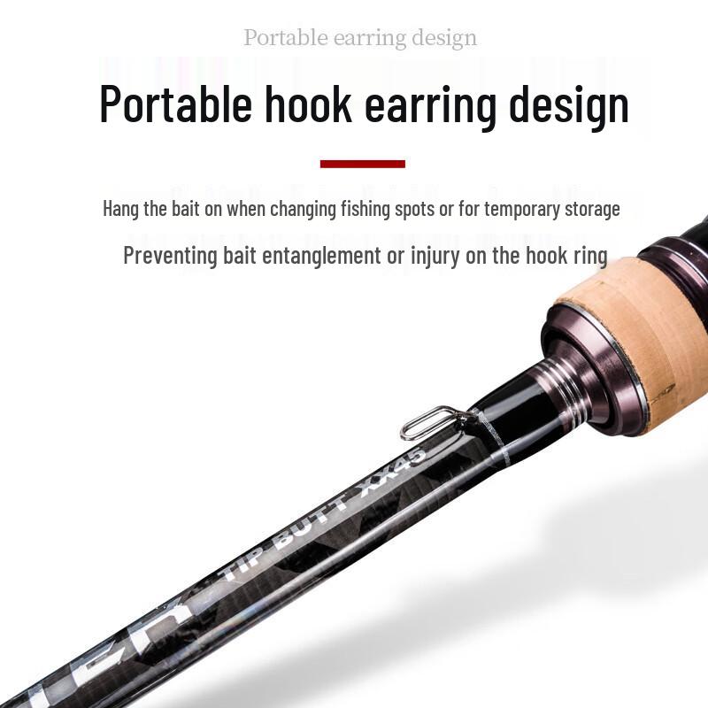 Brangdy Ultralight Carbon Lure Fishing Rod