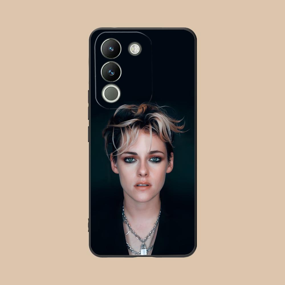 Kristen Stewart Mobile Cell Phone Case for VIVO V60 V50 V40 V30 V29 V27 V25 V23 Pro Lite 5G Colorful Printing Cover Luxury Cover