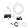 Outdoor Misting System Efficient with 29.5ft Pump Filter Nozzles Power Supply Garden Mist Hose Kit f