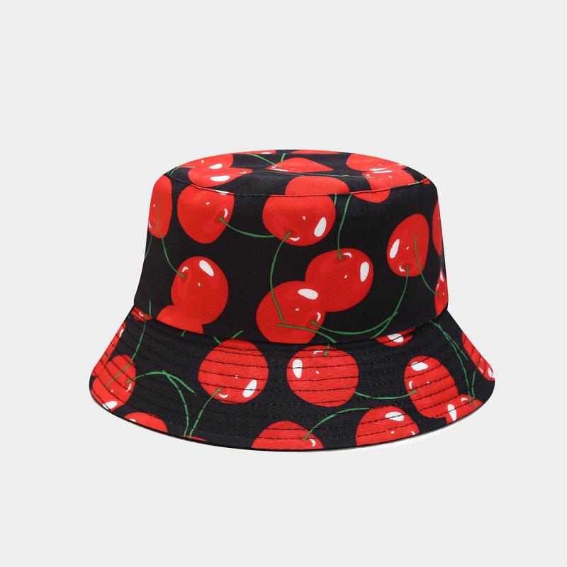 Unisex-Sonnenhut mit Fruchtmuster für Freizeitaktivitäten im Freien und Sommerreisen
