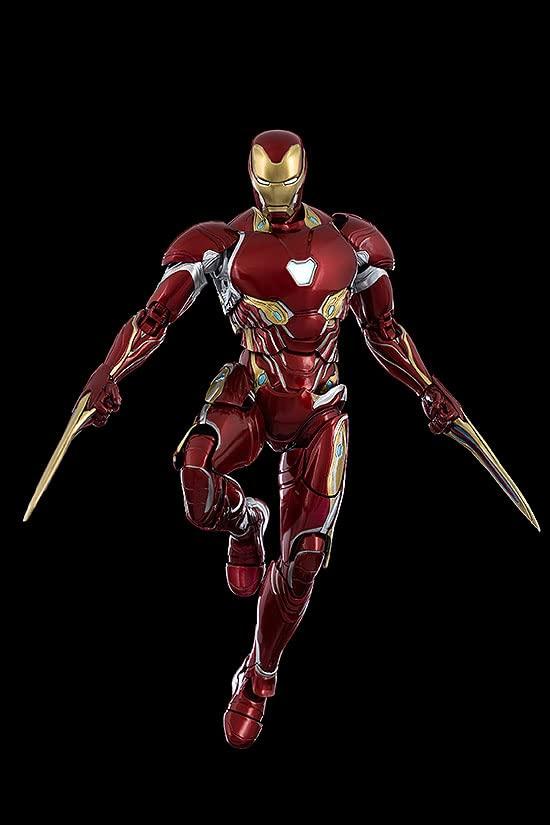 Marvel Studios The Infinity Saga DLX איירון מן מארק 50 [DLX איירון מן מארק 50] סולם 112 ABS&PVC&סגסוגת אבץ דמות ניתנת להזזה צבועה הזמנה משנית