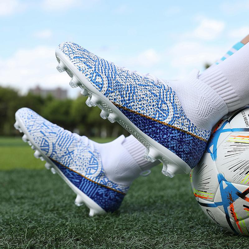 Fußball Sportstiefel Herren Ultraleicht Sportbekleidung Sneaker Hohe Qualität Schüler Fußballschuhe für Training Stollen Komfort-Fokussiert Fußballschuhe