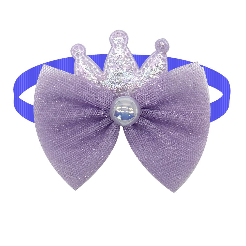 50/100pcs Pet Dog Cat Bow Ties Adjustable Collar Crown Style Neckties for Small Dog Dog Grooming Accessories Pet Products