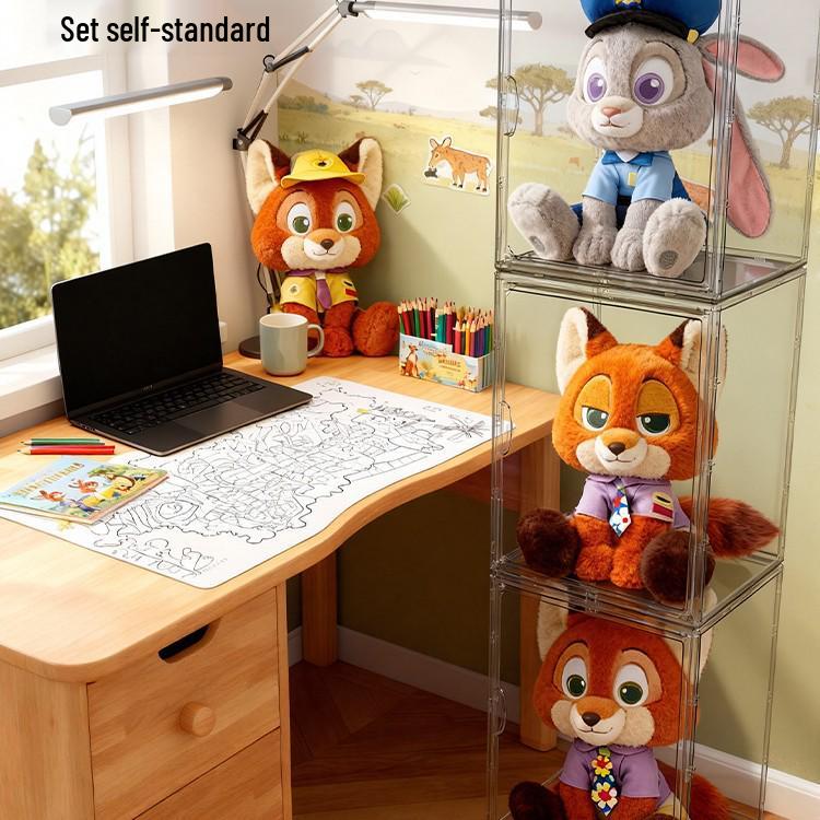 POPMART Zootopia 2 Doll Display Box: Magnetic Opening Stand