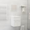 Ensemble de meubles de salle de bain  brillant Aggloméré
