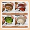 Stainless Steel Vegetable Washing Basket Reusable Rice Washing Basin  Salads Making