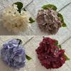 Hydrangea Wedding Silk Bouquet Artificial Flower For Party Home Ornament Hotel