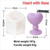 3D Letter Cylinder Cubic Love Silicone Candle Molds DIY Handmade Scented Candles Making Tool Valentine's Day Decor
