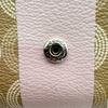 COACH compact Op art PVC Bifold Wallet beige PVC Used