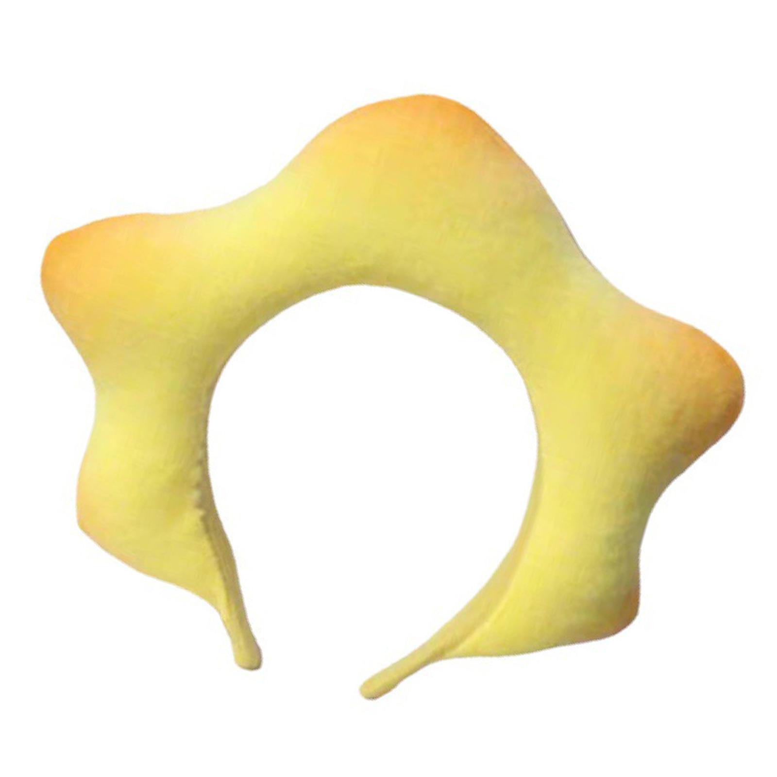 

Lovely Cartoon Headbands Soft Comfortable Hair Hoop Youthful Hair Accessory for Youthful Charm жёлтый