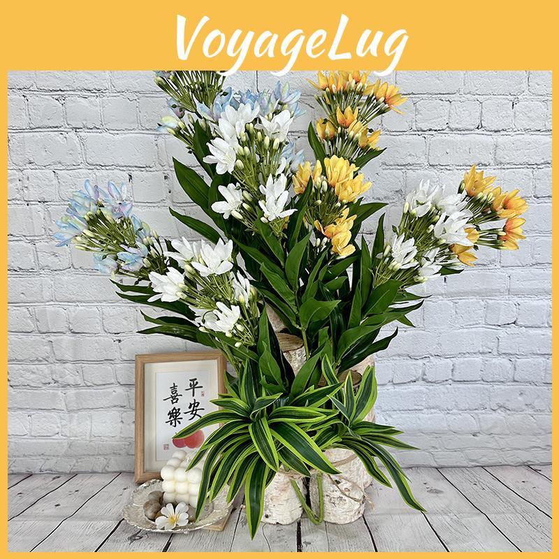 Wedding Jasmine Artificial Flower Bouquet For Bridal Decor Photography Prop Use