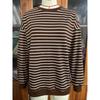 Spring Autumn Women's Plus Size Sweatshirt Striped Long Sleeve Round Neck Oversized Sweatshirt Y2K Sweatshirt