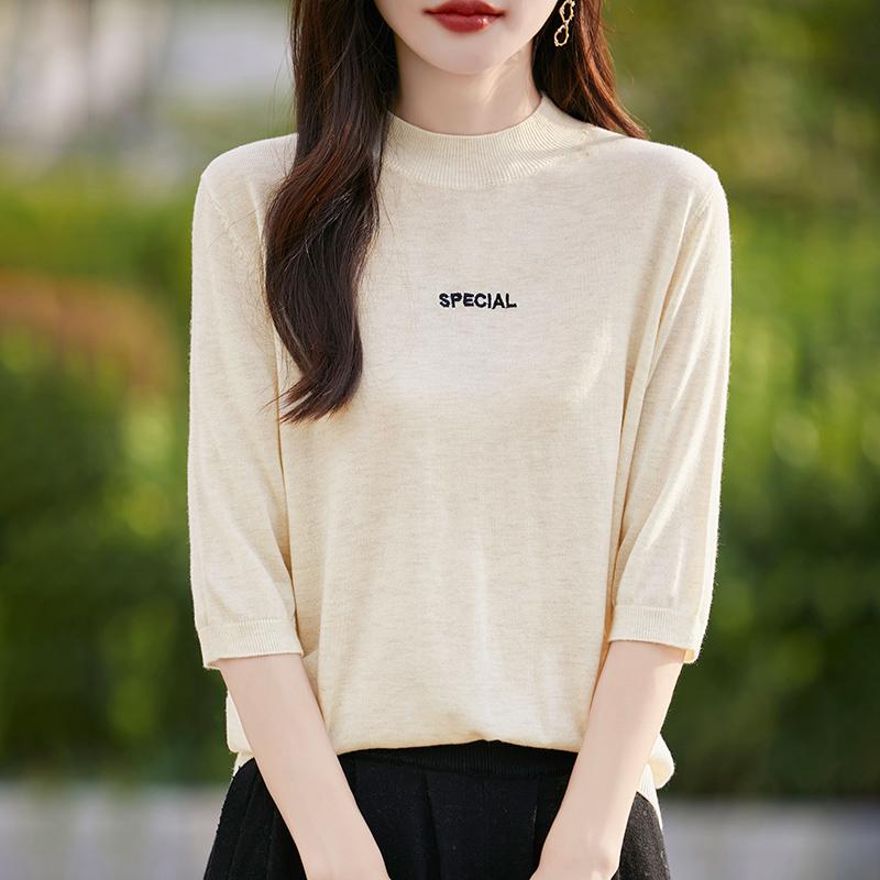 Women's Cashmere Vest Qinghe Cashmere 50% Wool 50% Silk Women's Autumn and Winter Cashmere Vest Soft and Warm