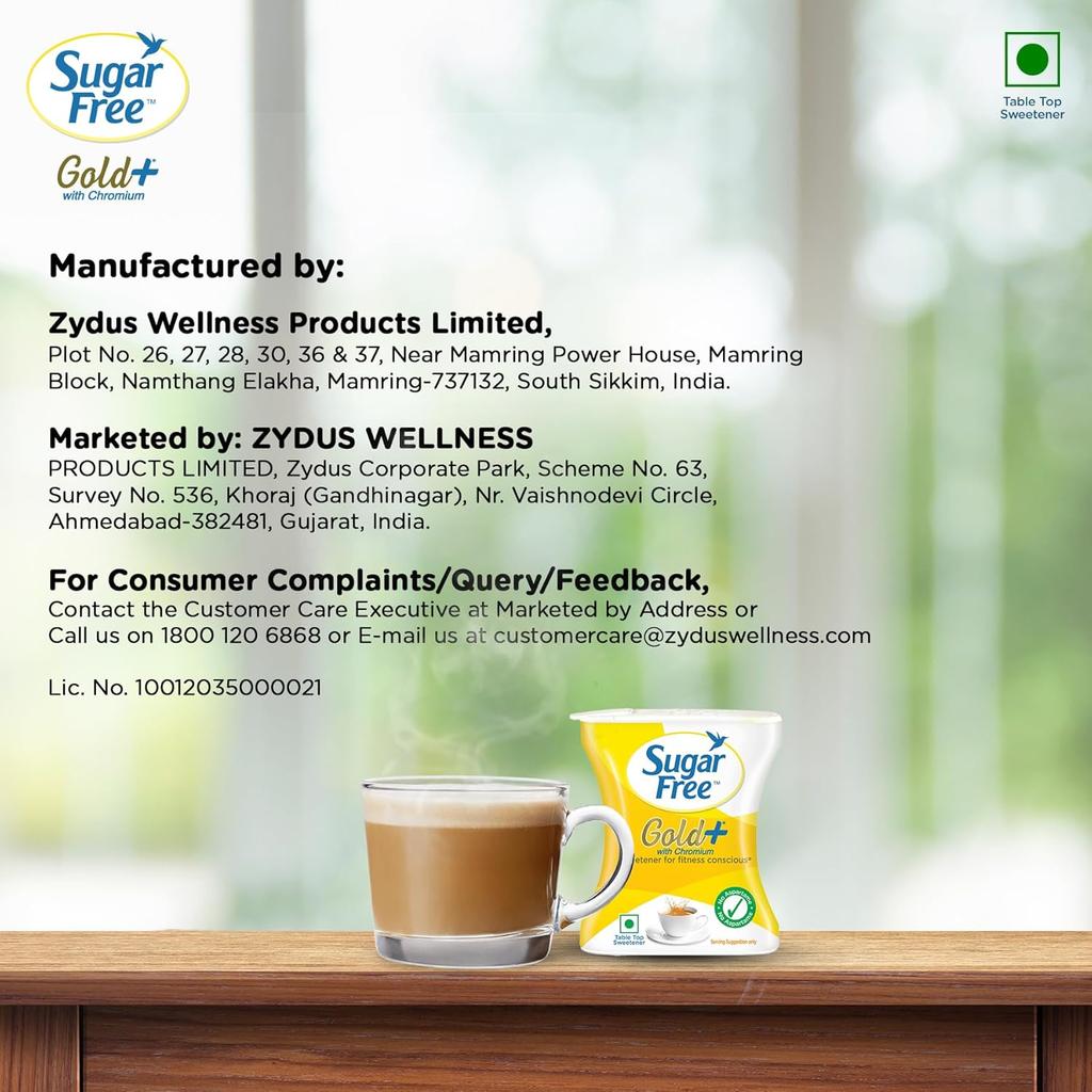 Sugar Free Gold Low-Calorie Sweetener Pellets 500 Count | Healthy Sugar Alternative for Beverages & Desserts