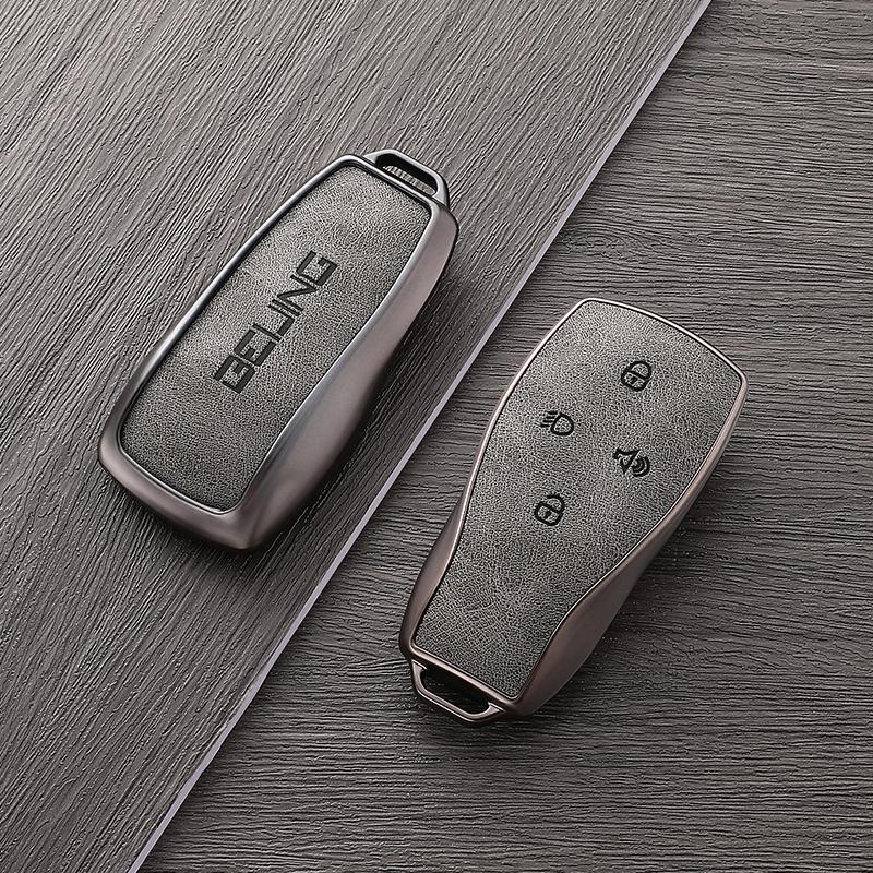 

Portable Key Case For Baic Beijing Bj30 Bj40 Bj80 Bj90 U7 X7 Senova X25 X35 X55 X65 Ex5 Eu5 Ec5 Remote Car Key Cover Accessories
