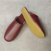 Spring & Autumn Lambskin Leather Slippers - Japanese Style Indoor Couple Slippers for Home & B&B Vacations