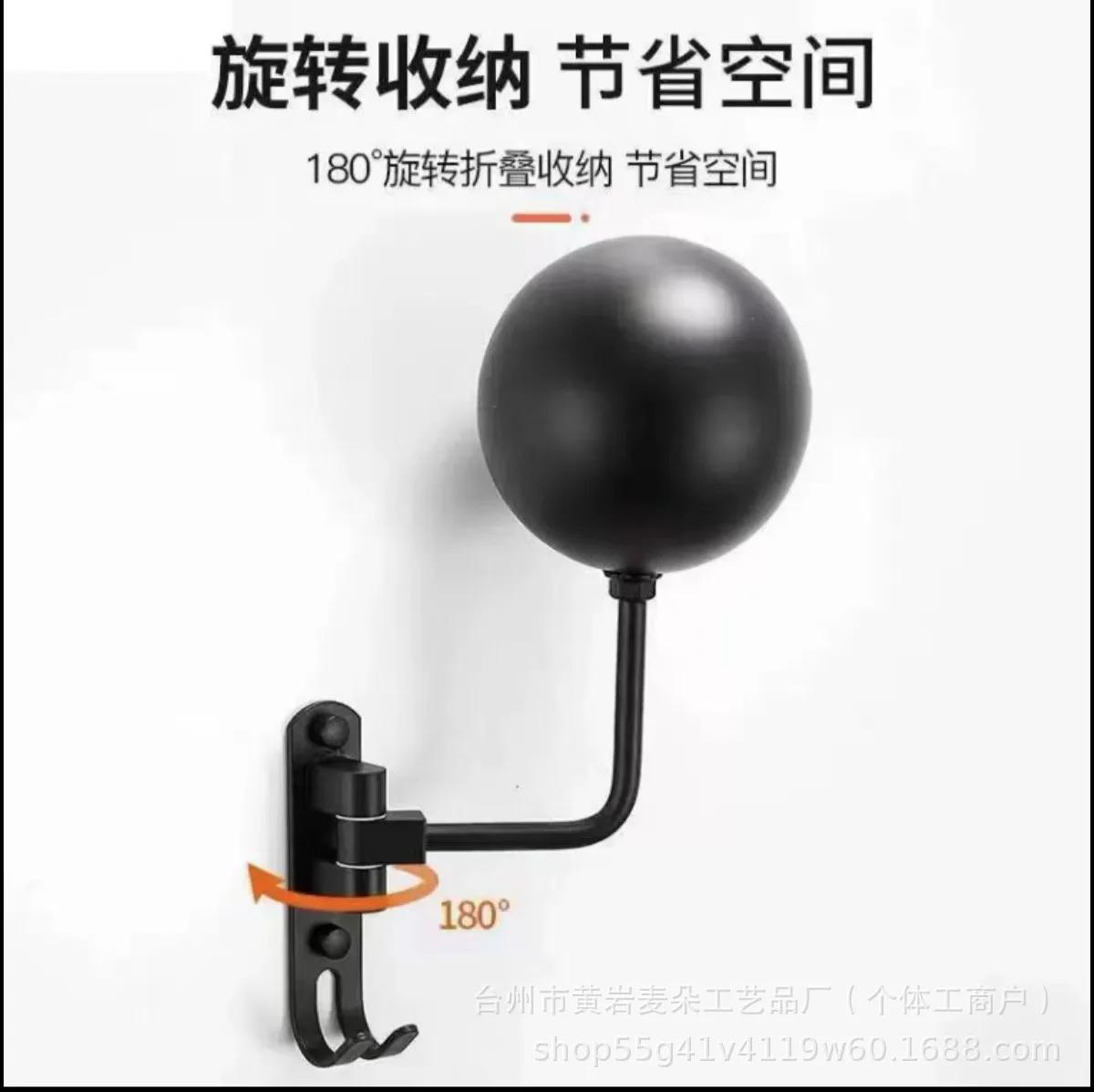 

Motorcycle Helmet Rack 180° Rotating Wall Mounted Helmet Rack with Double Hook Bicycle Helmet Rack DisplayRack Detachable